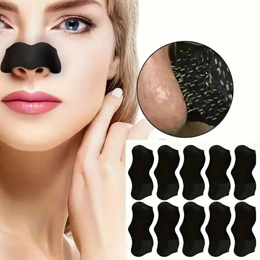 10Pcs Nose Blackhead Remover Mask