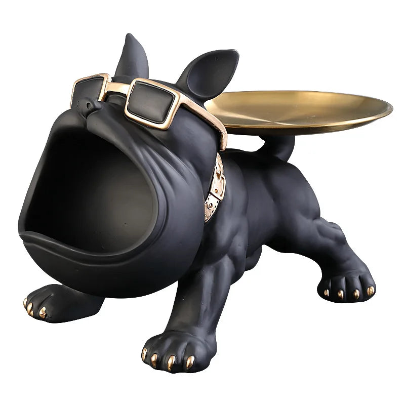 30cm Home Decor Bulldog Figurine Dog Statue