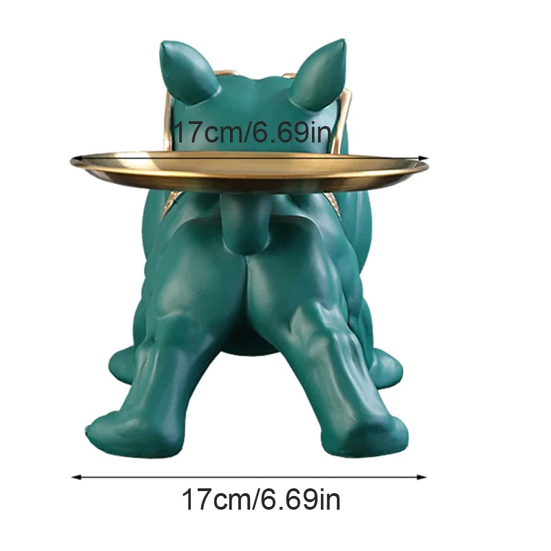 30cm Home Decor Bulldog Figurine Dog Statue